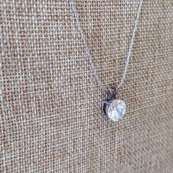 Stunning Diamond Stud Necklace - Picture 2 of 2